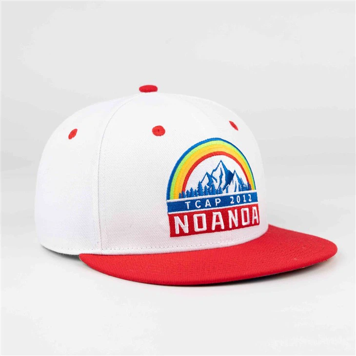 Rainbow Snow Mountain Fitted Cap