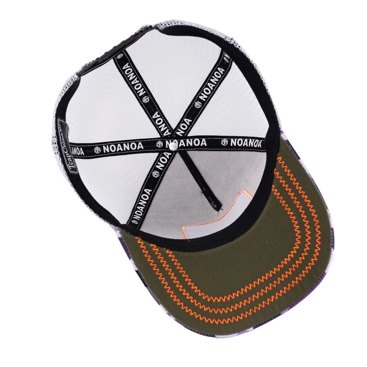 TCAP Custom Polyester Fabric Heat Transfer Hat Camouflage Trucker Hat